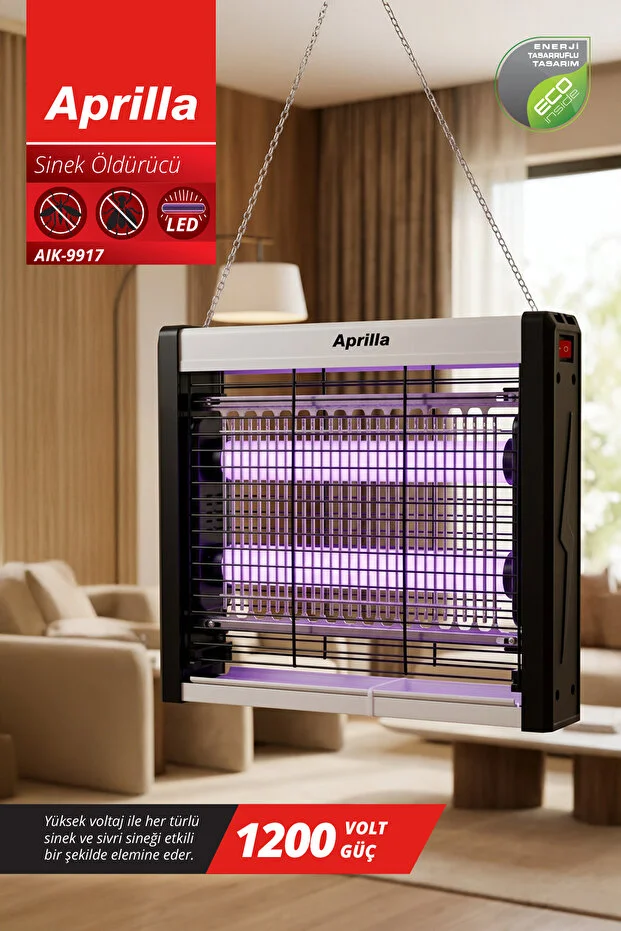 Sinek Öldürücü | 20W LED UV Işık & Kimyasalsız & İç Mekân Kullanımı